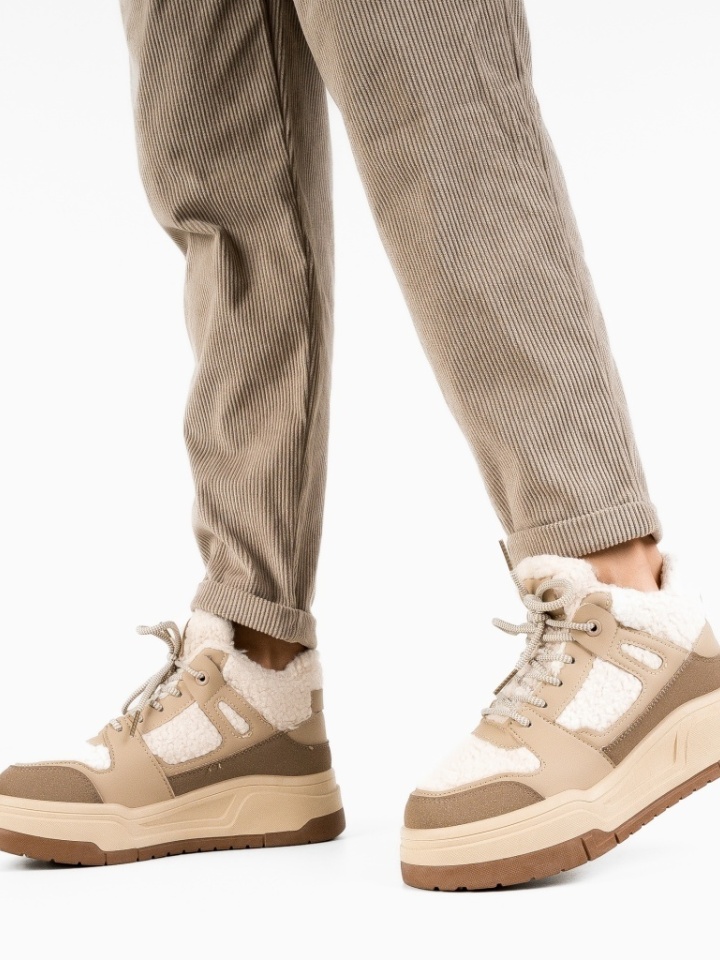 Scarpe sportive Beige Pupujen - Img 4