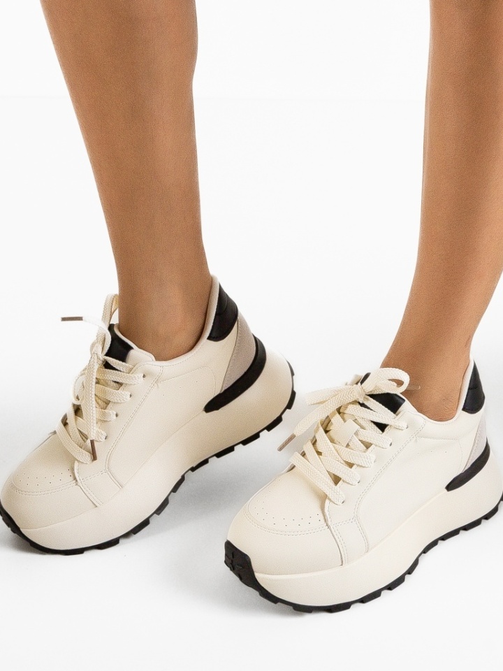 Scarpe sportive Beige Reqa - Img 3