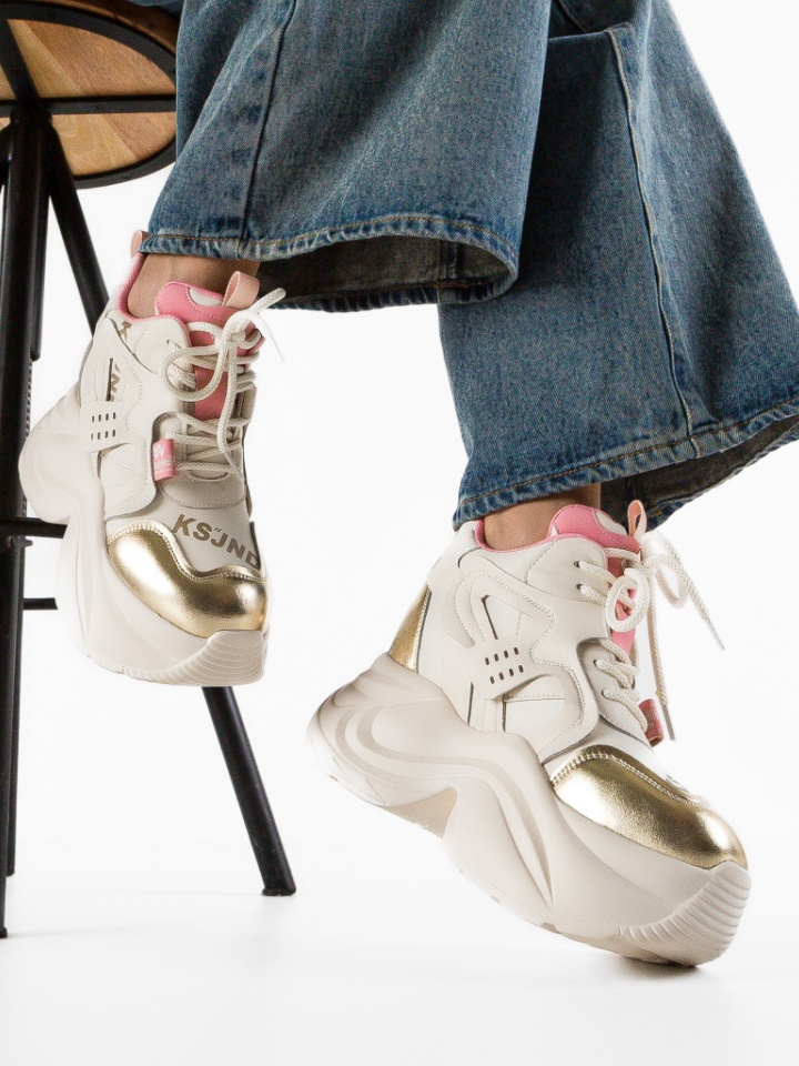 Scarpe sportive Beige Stacee - Img 3