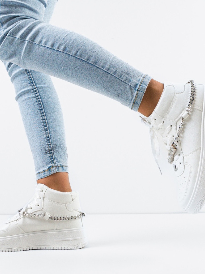 Scarpe sportive Bianche Lewys - Img 4