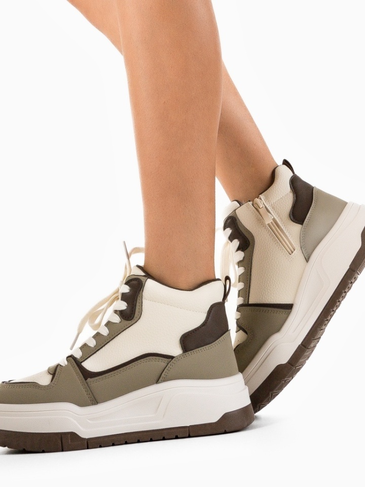 Scarpe sportive Khaki Okayta - Img 4