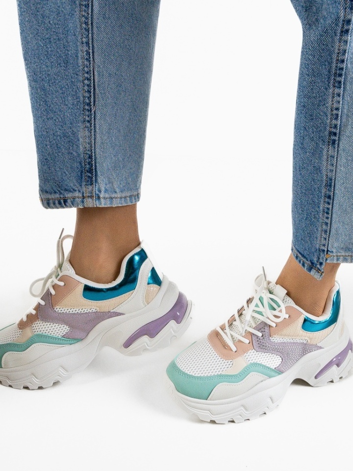 Scarpe sportive Multicolori Leonarda - Img 3