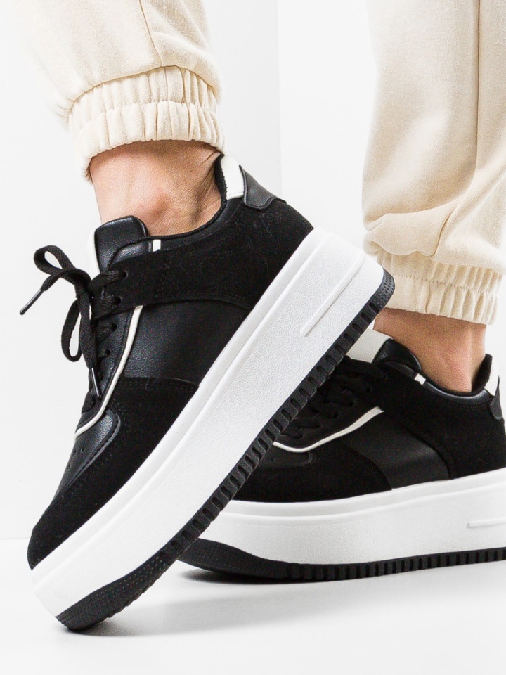 Scarpe sportive Nere Hughes - Img 4