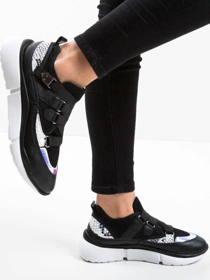 Scarpe sportive Nere Jacobas - Img 4