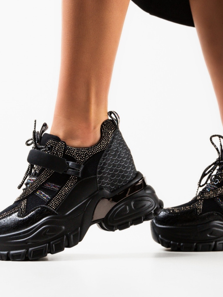 Scarpe sportive Nere Klamun - Img 2