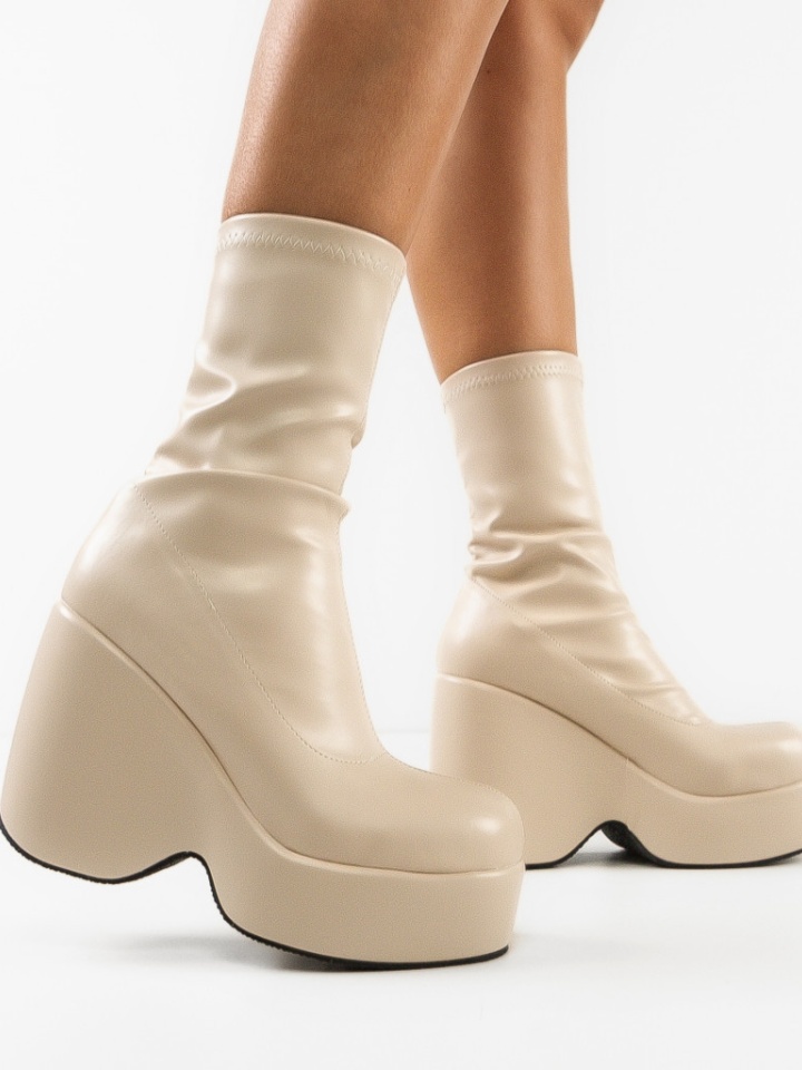 Stivali bassi Beige Mytaz - Img 1