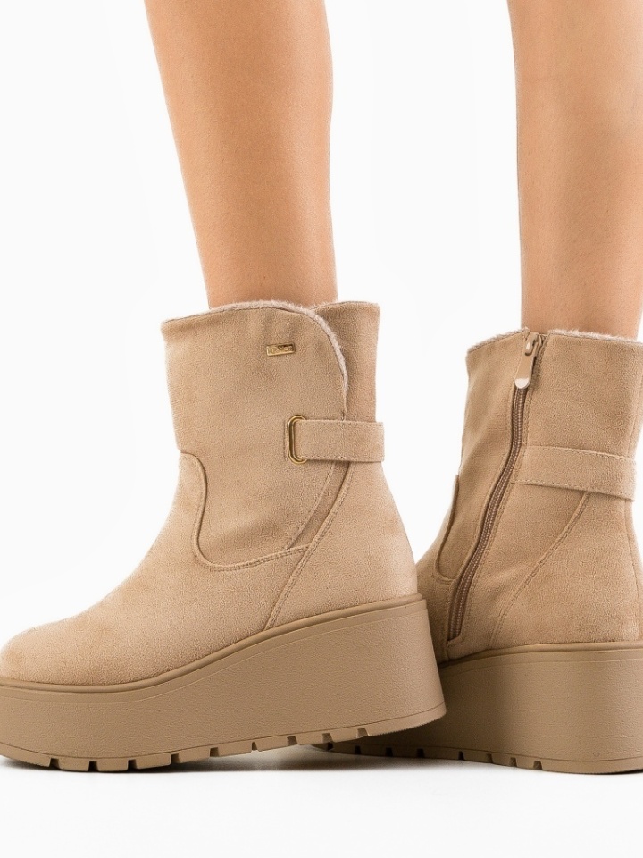 Tronchetti da donna Beige Adelyny - Img 1
