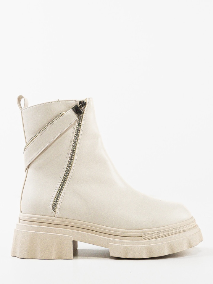 Tronchetti da donna Beige Bybert - Img 4