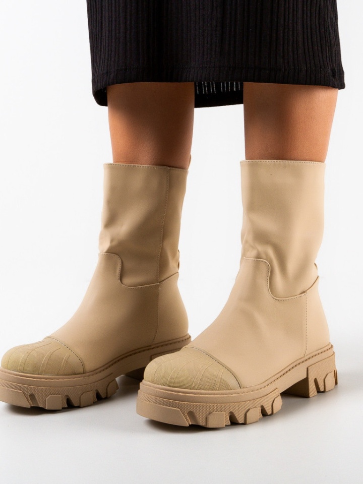 Tronchetti da donna Beige Genox - Img 10