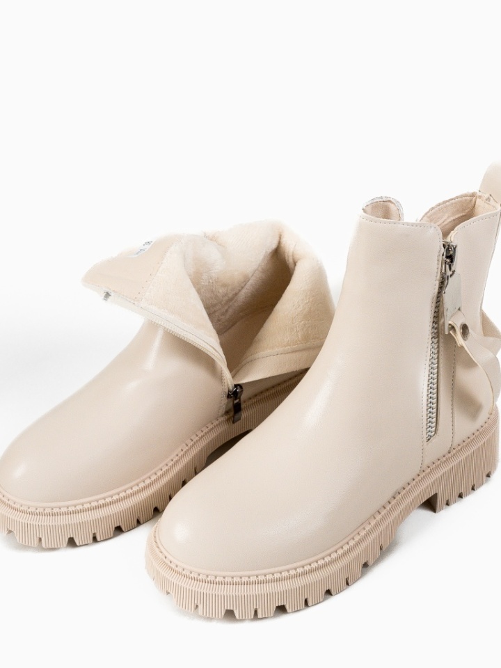 Tronchetti da donna Beige Kalyner - Img 7