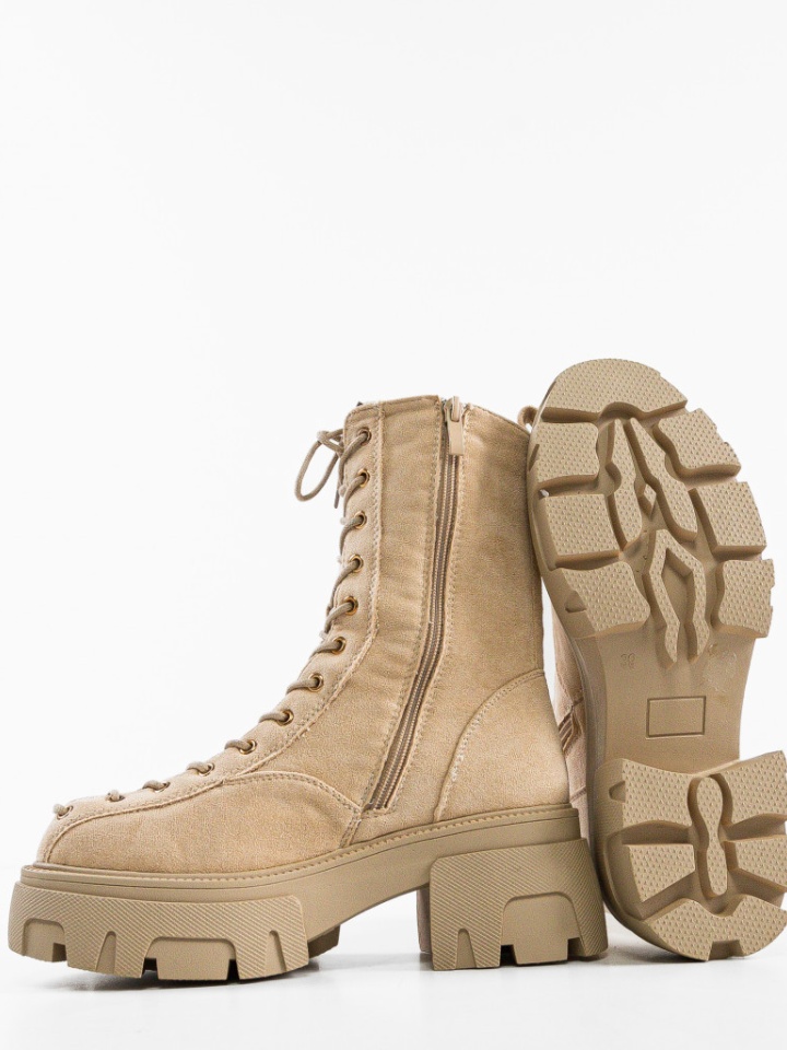 Tronchetti da donna Beige Kean - Img 8
