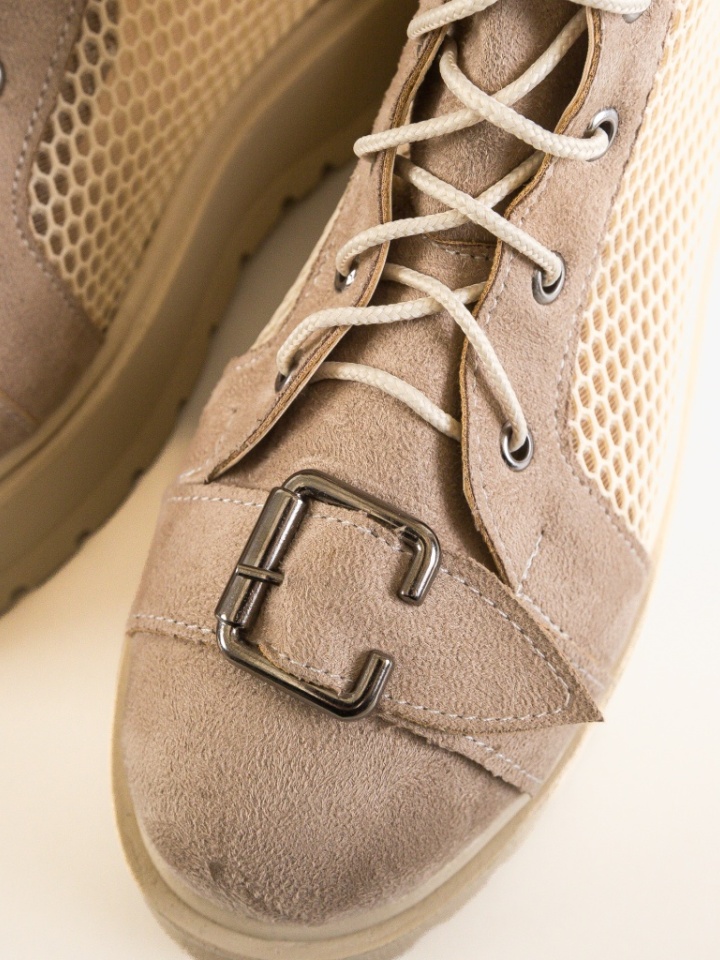 Tronchetti da donna Beige Koron - Img 6