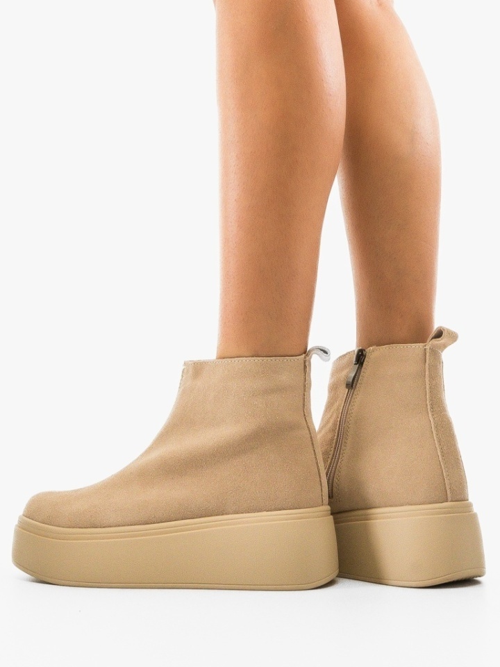 Tronchetti da donna Beige Nolena - Img 4
