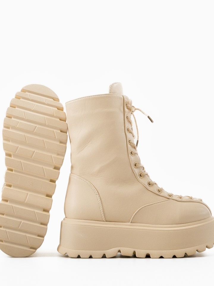 Tronchetti da donna Beige Pekiot - Img 8