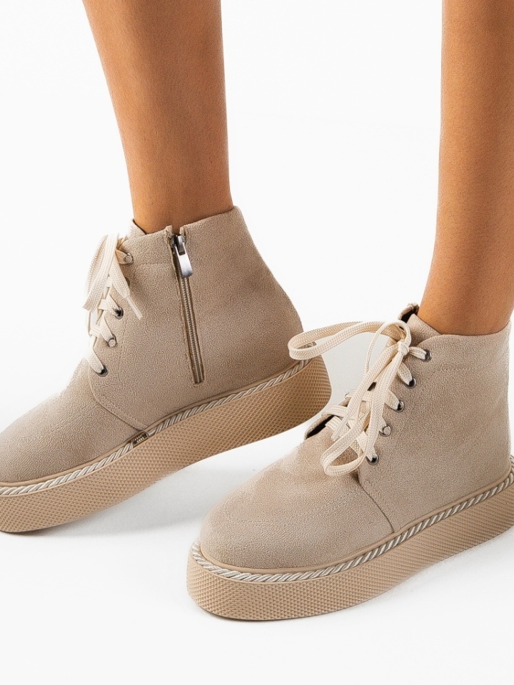 Tronchetti da donna Beige Rikon 3 - Img 3