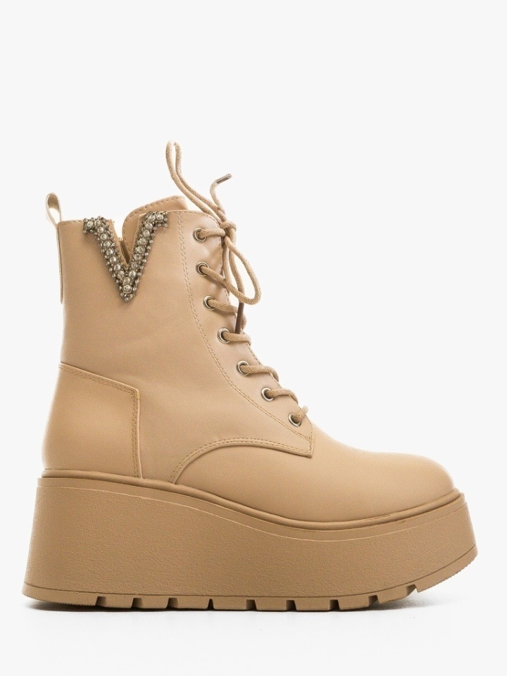 Tronchetti da donna Beige Vivien - Img 1