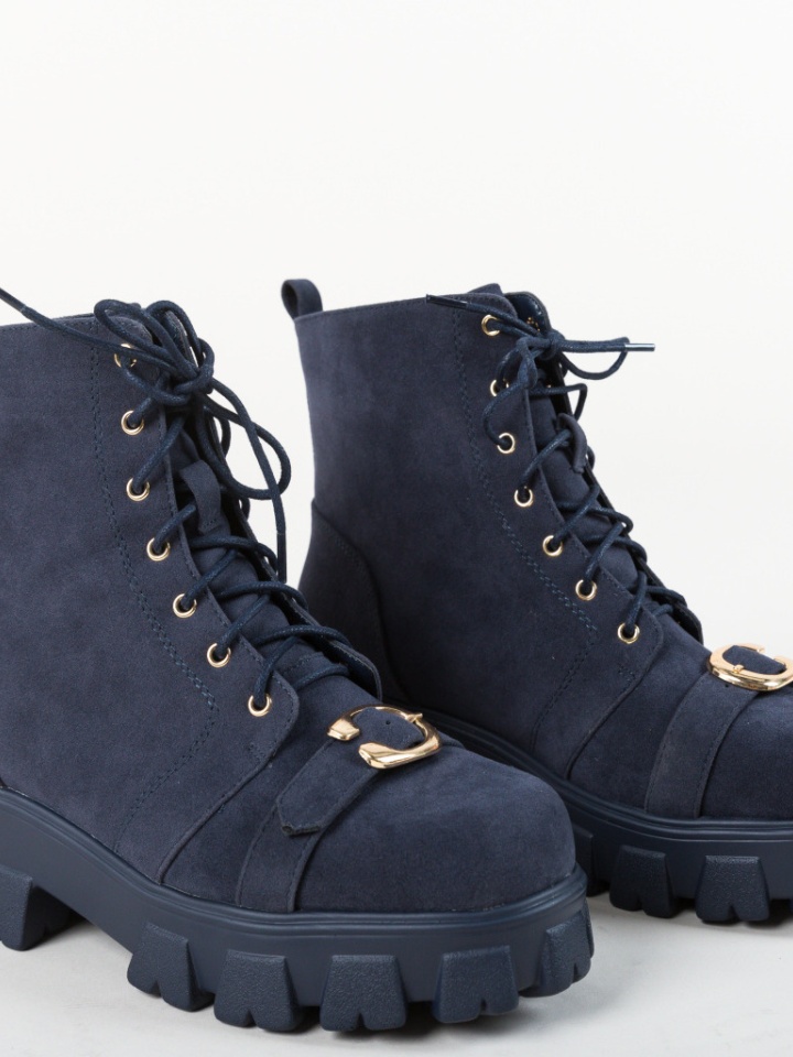 Tronchetti da donna Blu navy Raees - Img 7