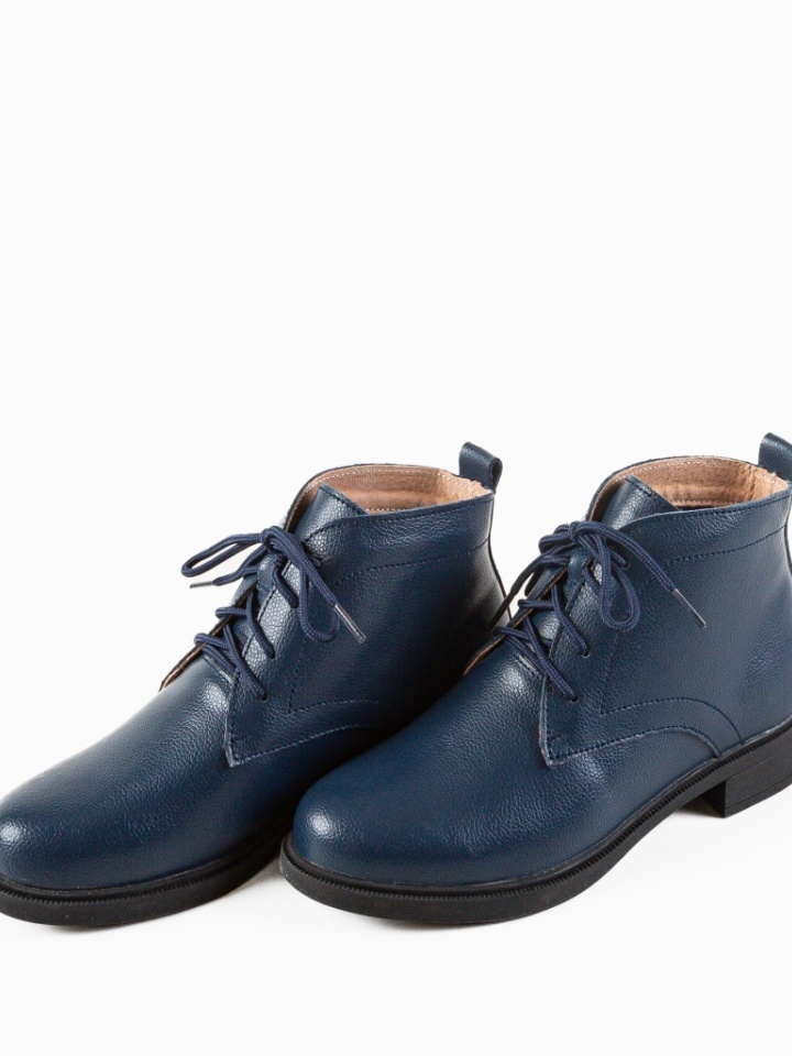 Tronchetti da donna Blu navy Tenzin - Img 6