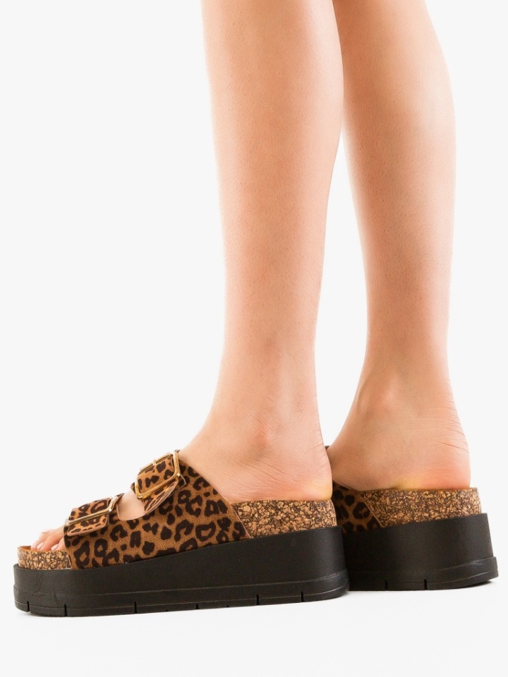 Sandali Animal Print Olive - Img 3