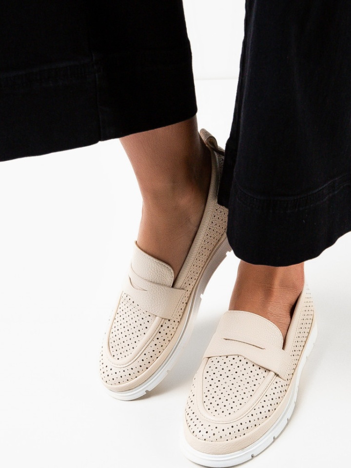 Scarpe casual Beige Amina - Img 10