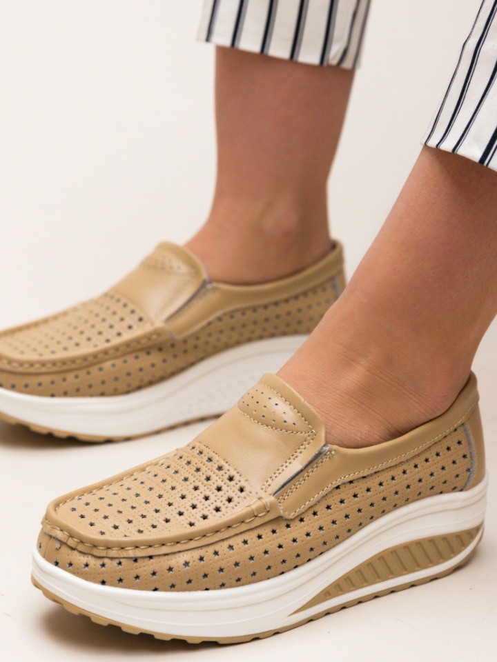 Scarpe casual Beige Bicaz - Img 2