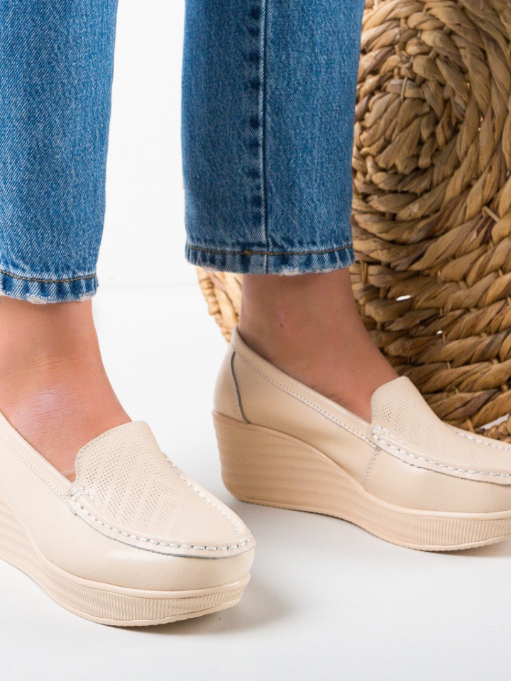 Scarpe casual Beige Ely - Img 8