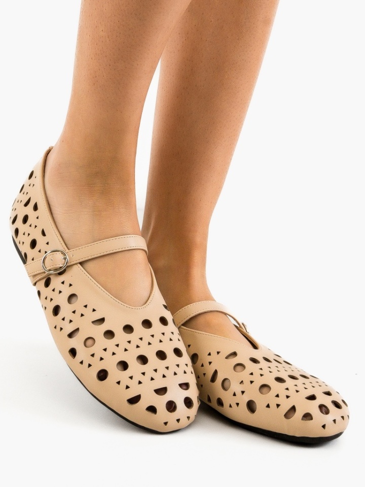 Scarpe casual Beige Margret - Img 4