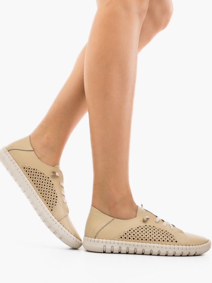 Scarpe casual Beige Rahima - Img 3