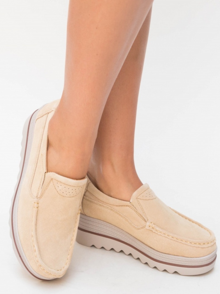 Scarpe casual Beige Smirno - Img 2