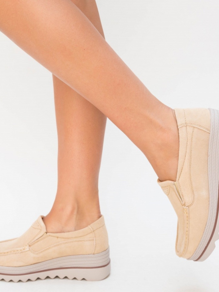 Scarpe casual Beige Smirno - Img 6
