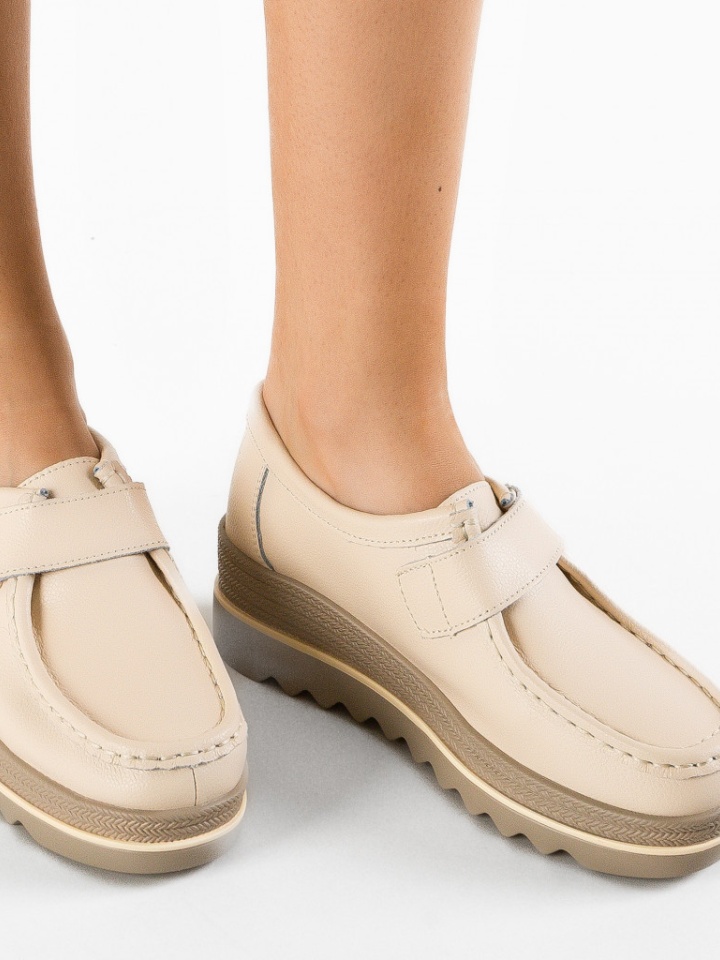 Scarpe casual Beige Straif - Img 2