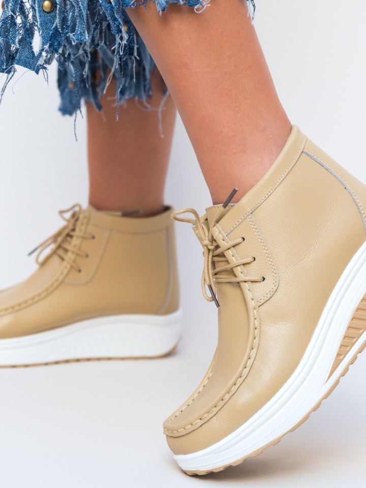 Scarpe casual Beige Vinto - Img 2