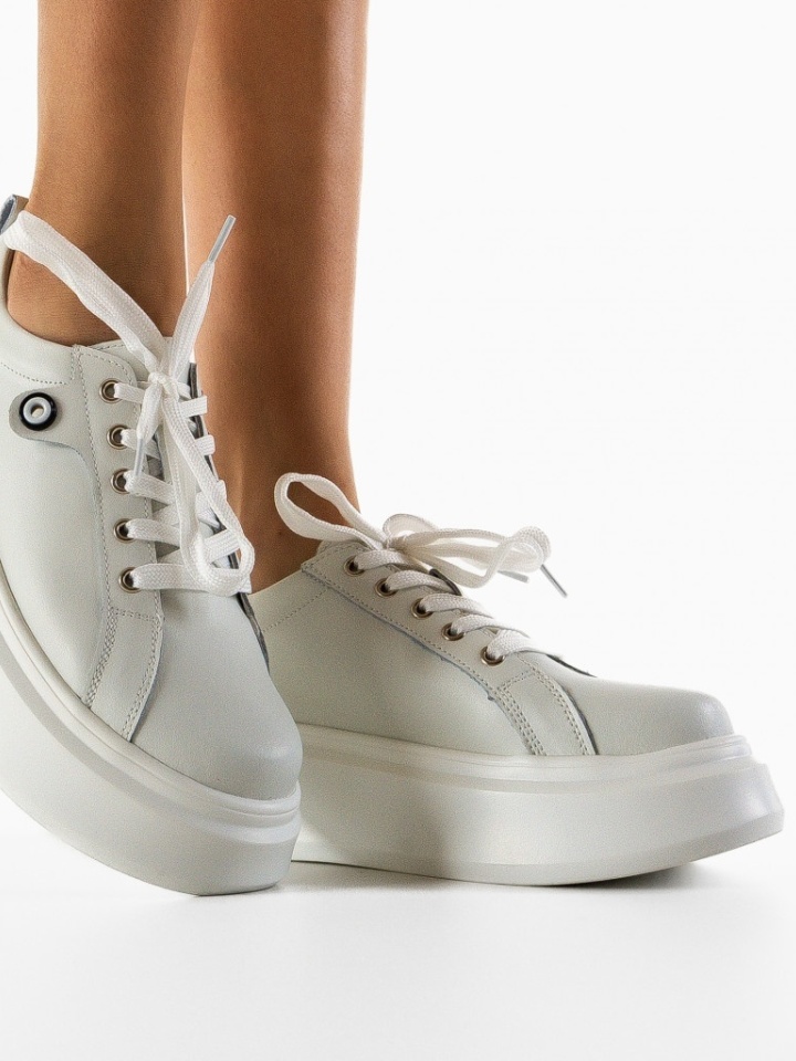 Scarpe casual Bianche Nuandre - Img 3