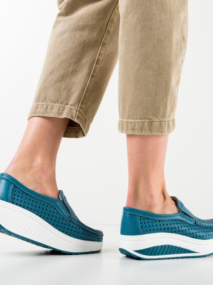 Scarpe casual Blu Bicaz - Img 12