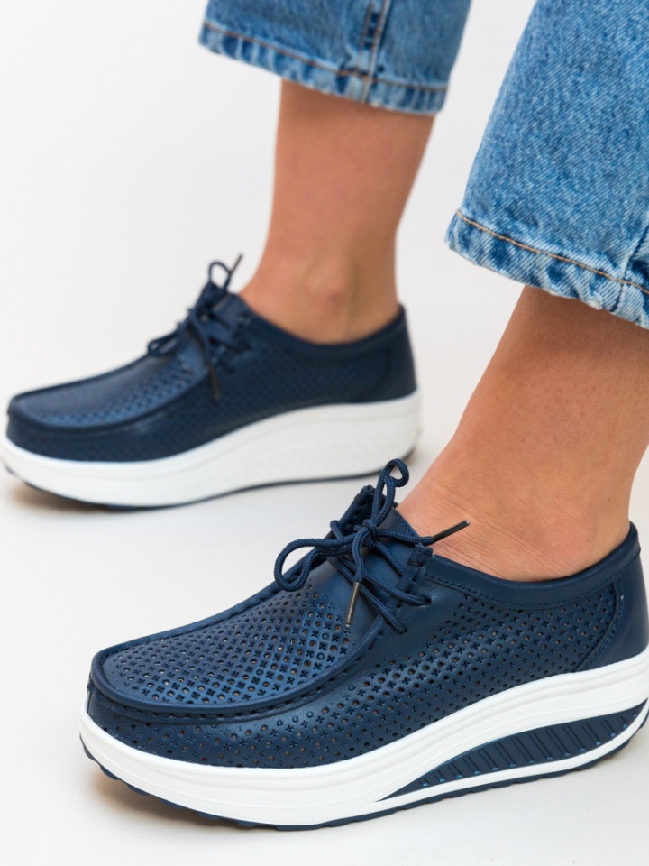 Scarpe casual Blu navy Baroco - Img 7
