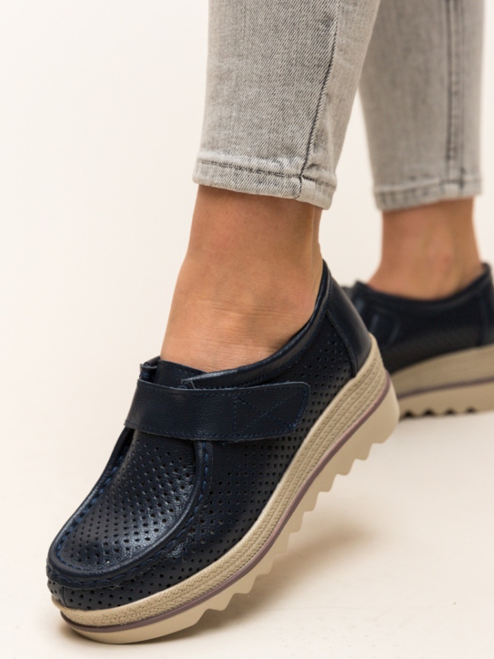 Scarpe casual Blu navy Histria - Img 9