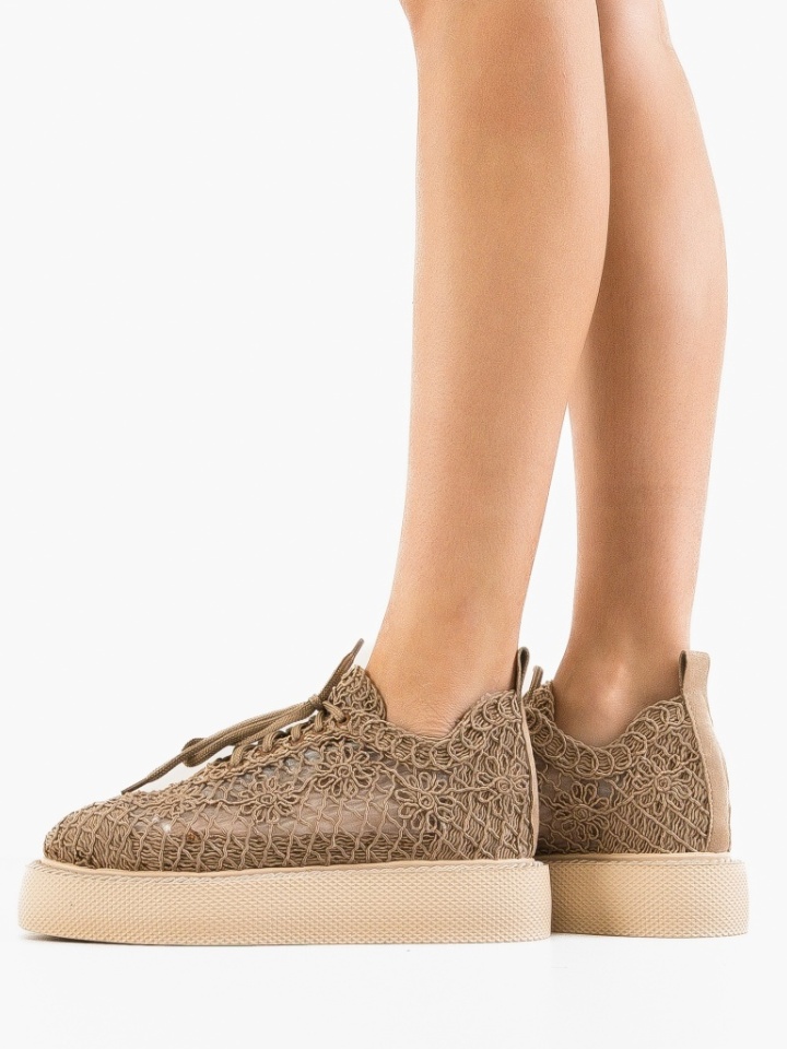 Scarpe casual Khaki Ystory - Img 1