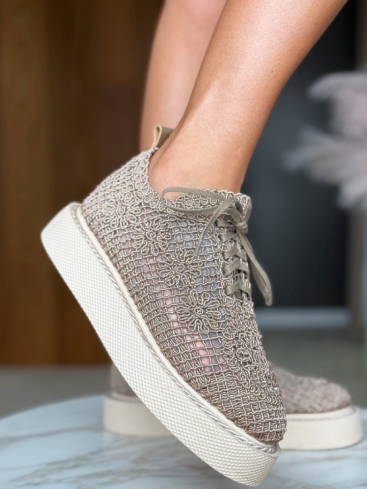Scarpe casual Khaki Ystory - Img 1