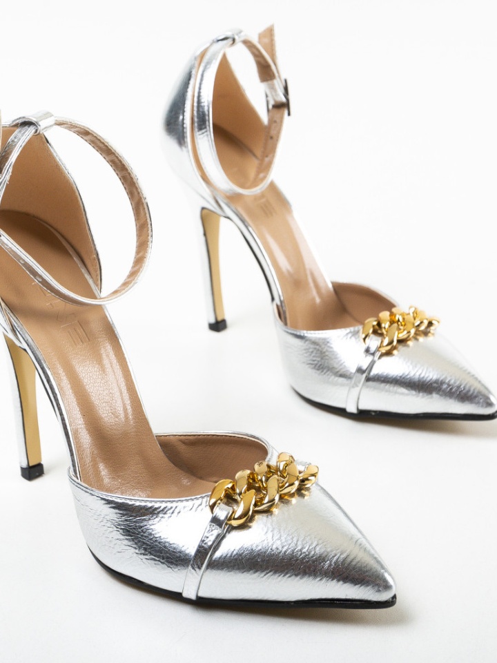 Scarpe da donna Argento Deler - Img 12