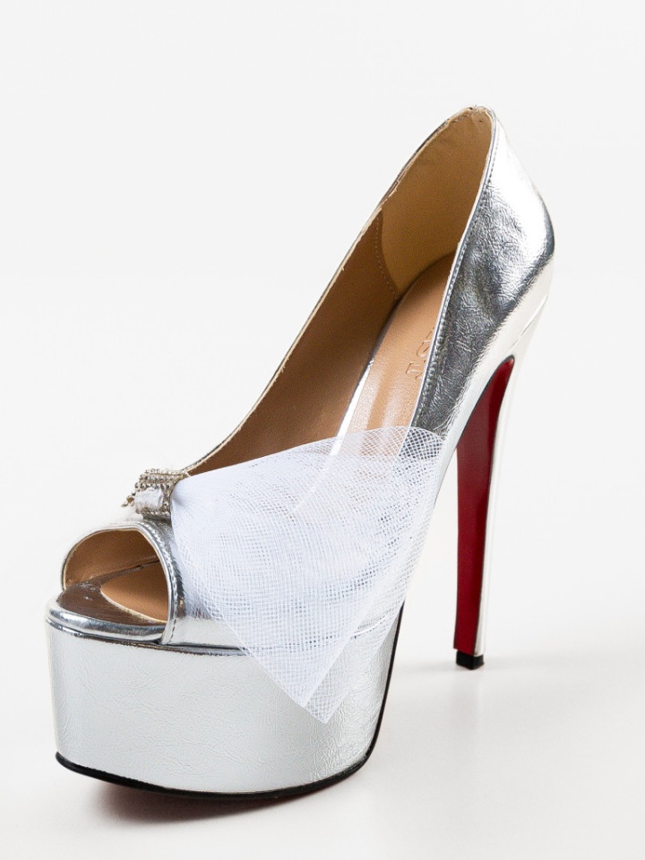 Scarpe da donna Argento Nikmalo - Img 8