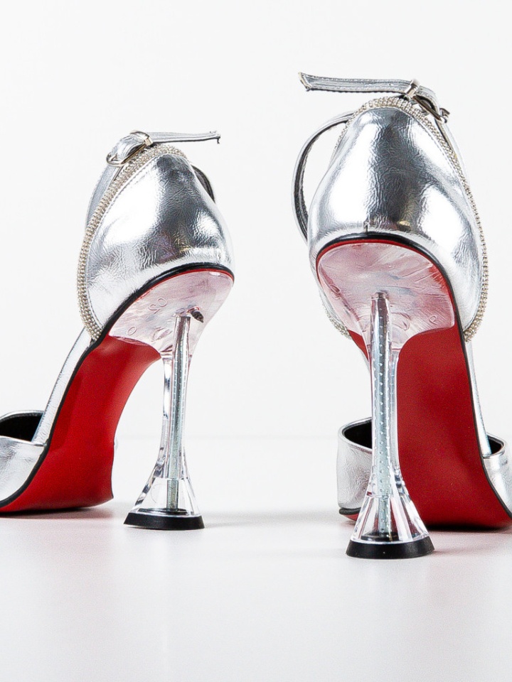 Scarpe da donna Argento Pobet - Img 7