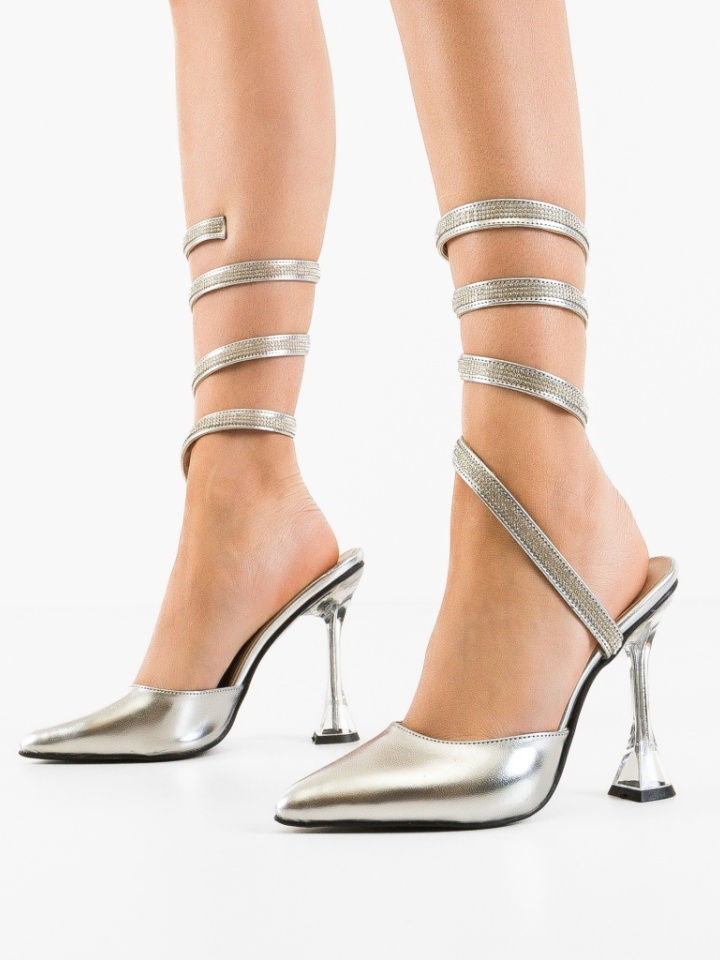 Scarpe da donna Argento Tamzin - Img 3