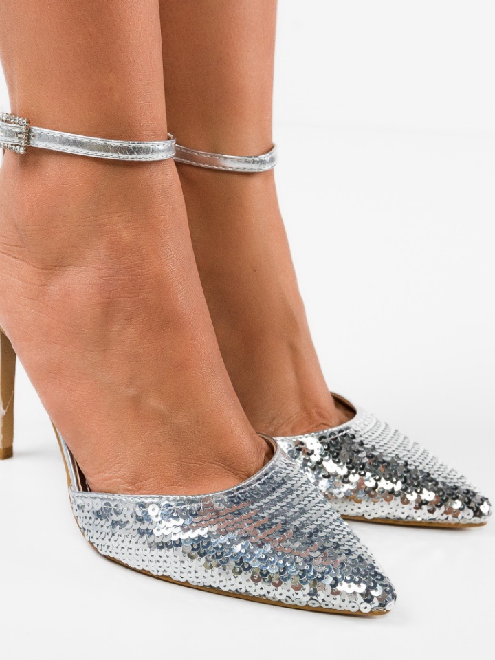 Scarpe da donna Argento Zhelimi - Img 4