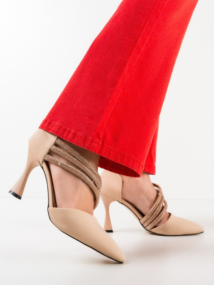 Scarpe da donna Beige Aquila - Img 3