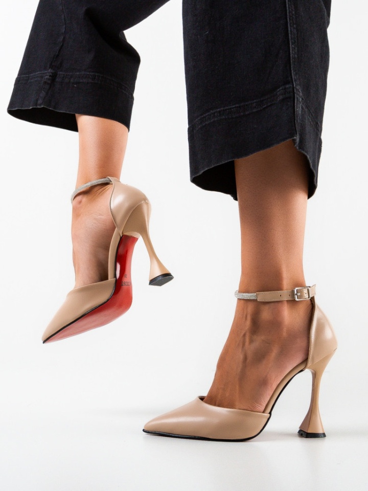 Scarpe da donna Beige Daiama - Img 4