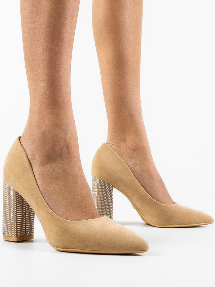 Scarpe da donna Beige Evely - Img 1