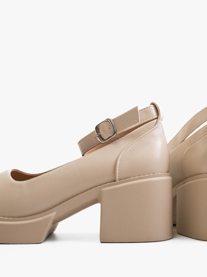 Scarpe da donna Beige Grima - Img 8