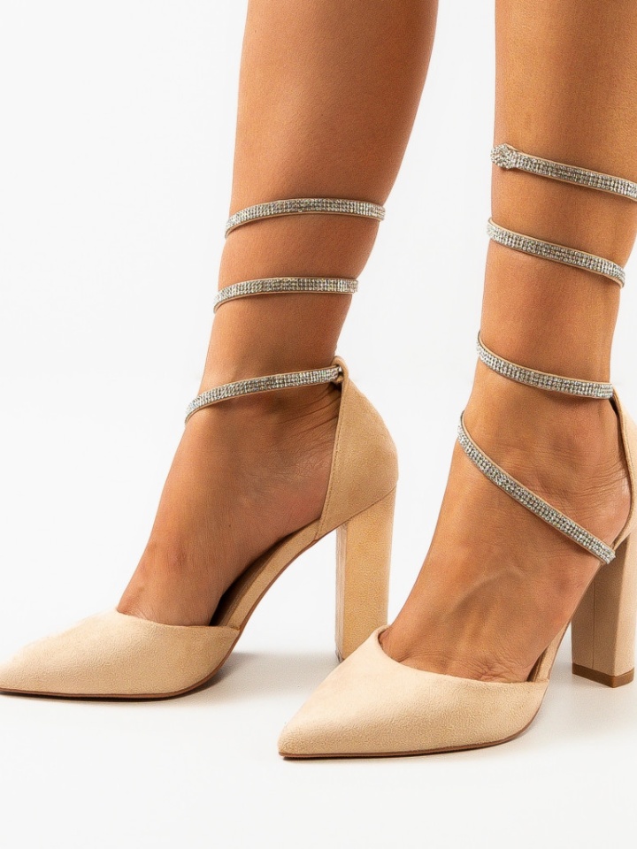 Scarpe da donna Beige Kyk - Img 3