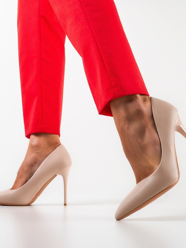 Scarpe da donna Beige Oknam - Img 2