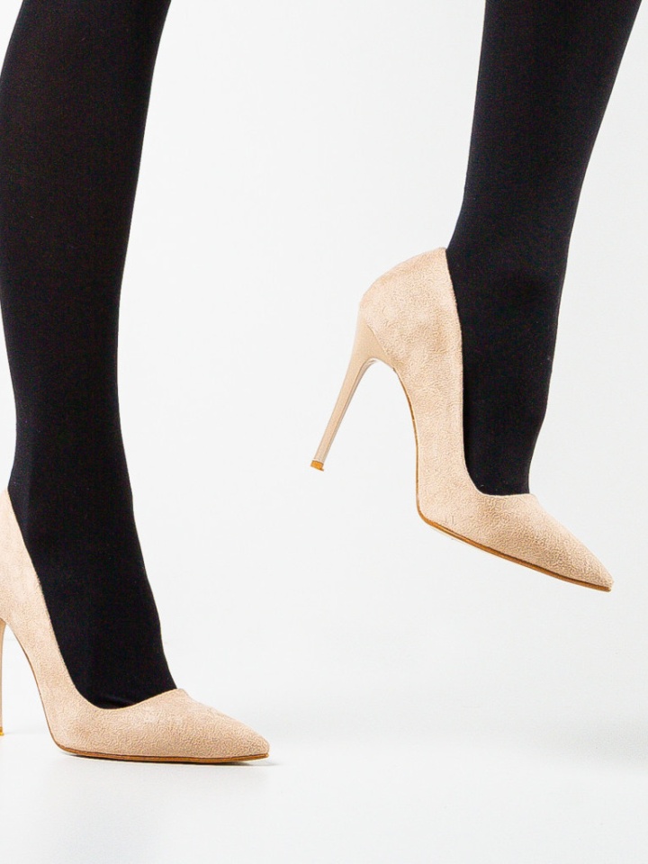 Scarpe da donna Beige Pefeba - Img 4